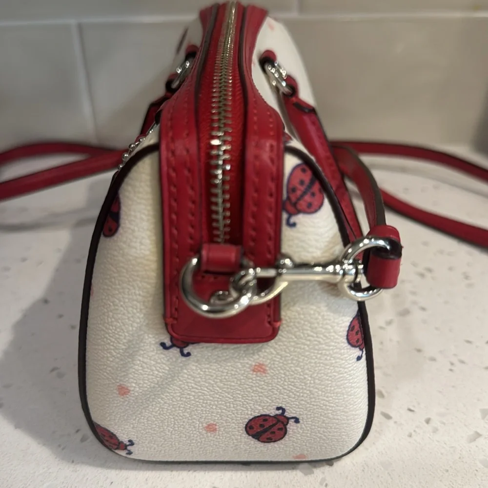 Coach Rowan Satchel Bag Crossbody With Ladybug Print 

Micro Rowan Crossbody - Picture 2 of 5